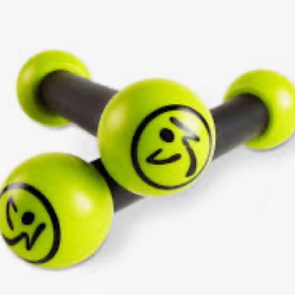 NIB Zumba Gold Toning Sticks , weighted Dumbbells
